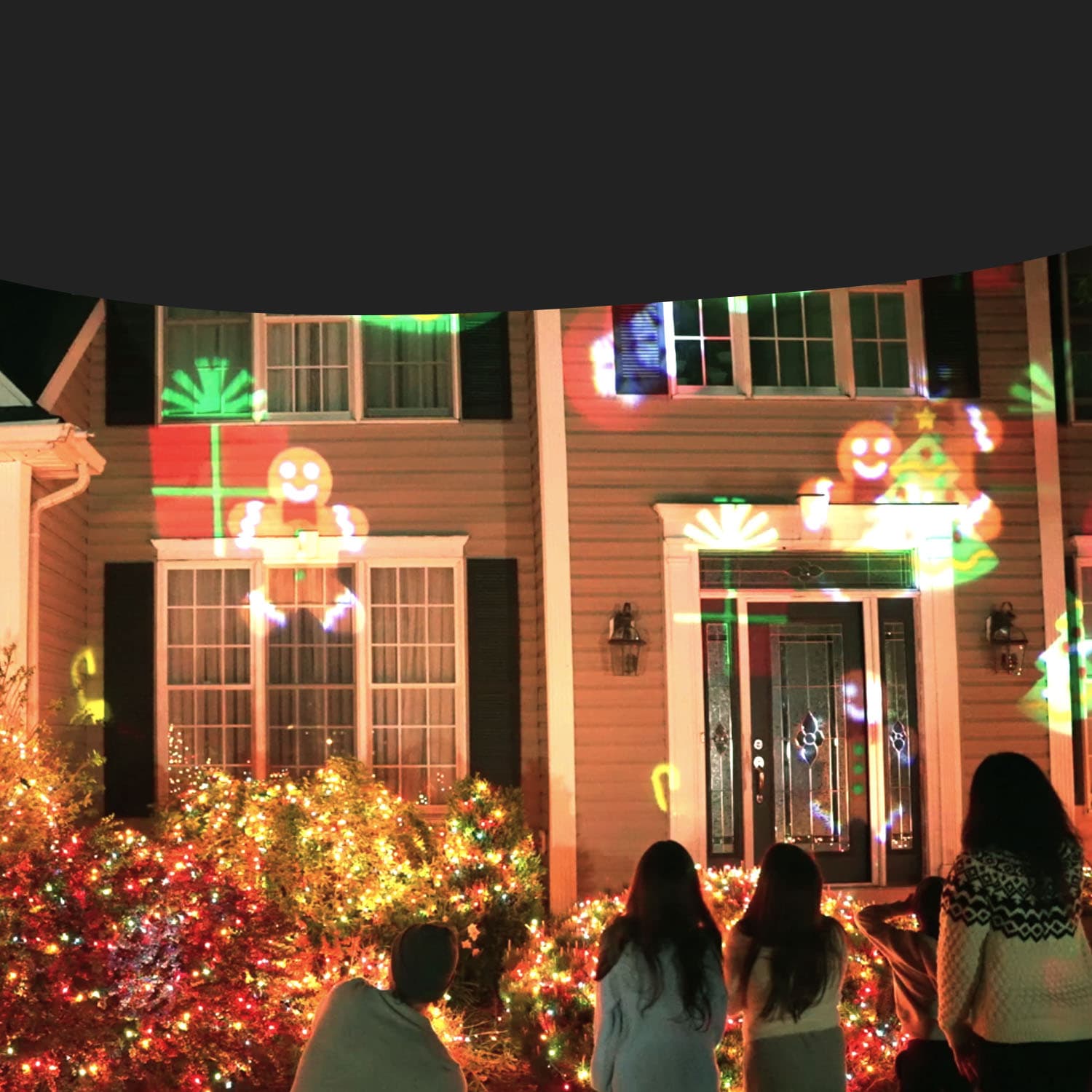 Star Shower Slide Show - Christmas | With Remote