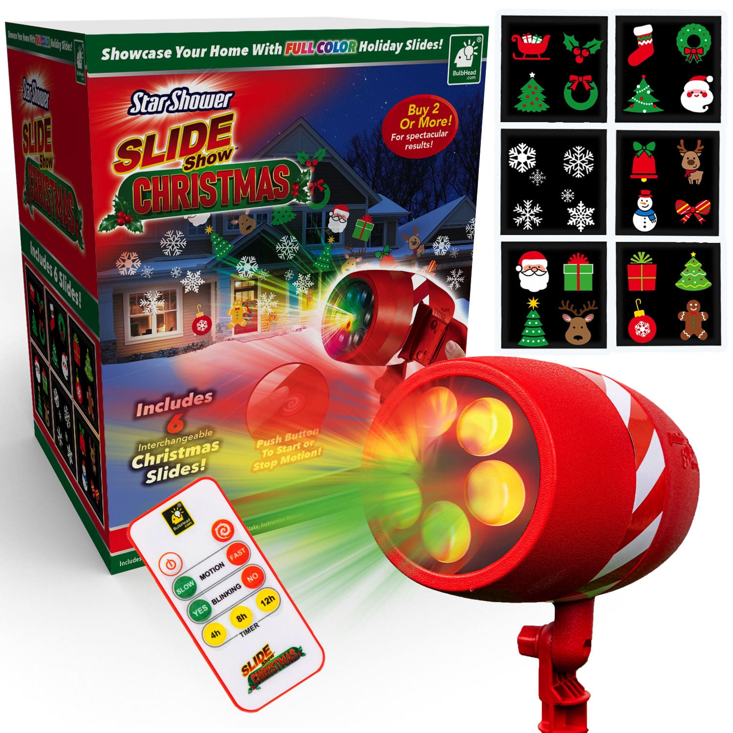 Star Shower Slide Show - Christmas
